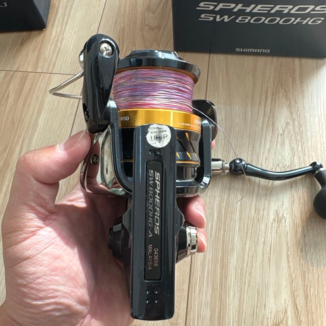 SHIMANO SPHEROS SW-8000HG スピニングリール