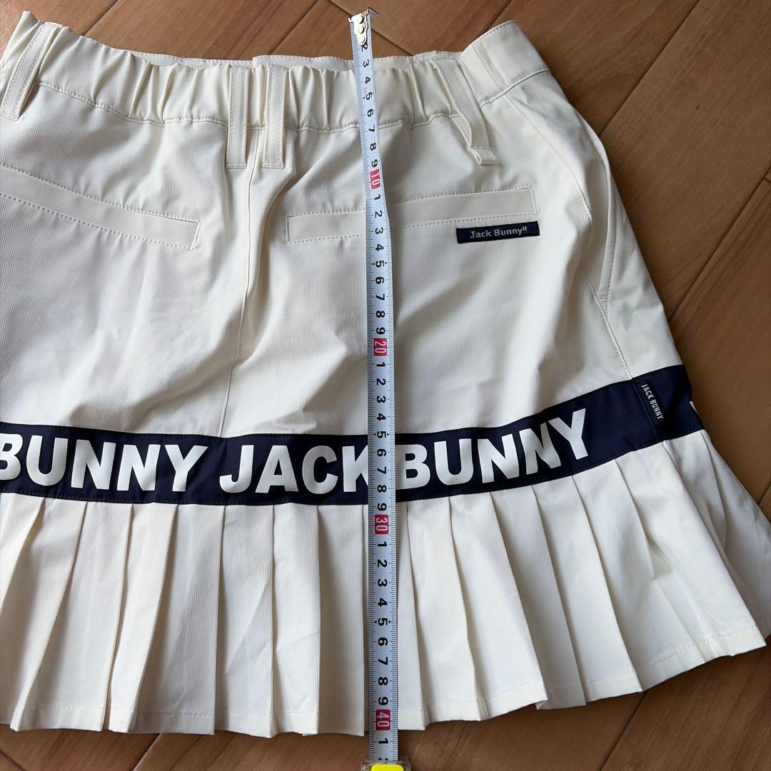 JACK BUNNY ホワイトプリーツスカート ゴルフウェア　ジャックバニー