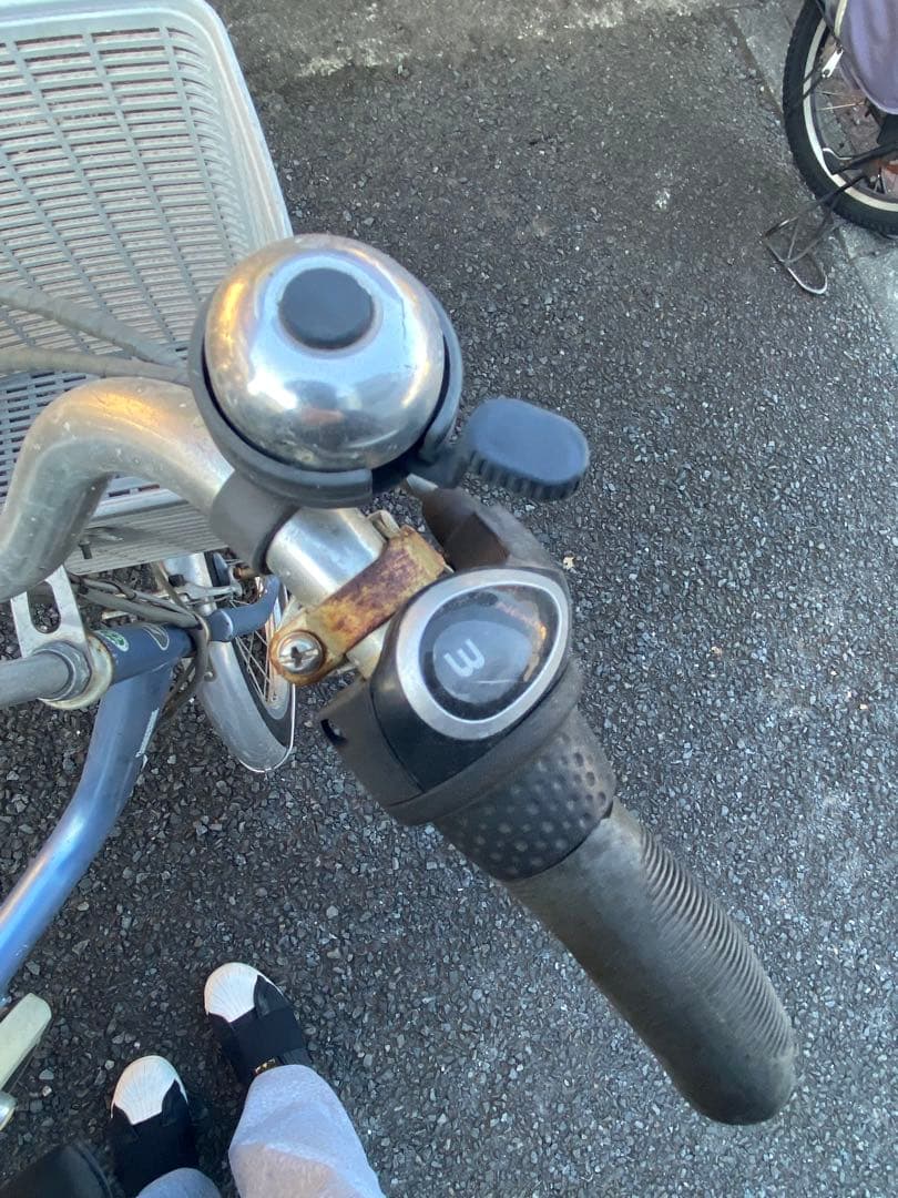 ブリヂストン電動アシスタワゴン三輪車 ブルー