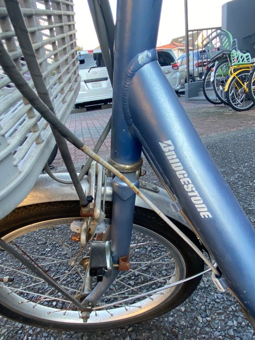 ブリヂストン電動アシスタワゴン三輪車 ブルー