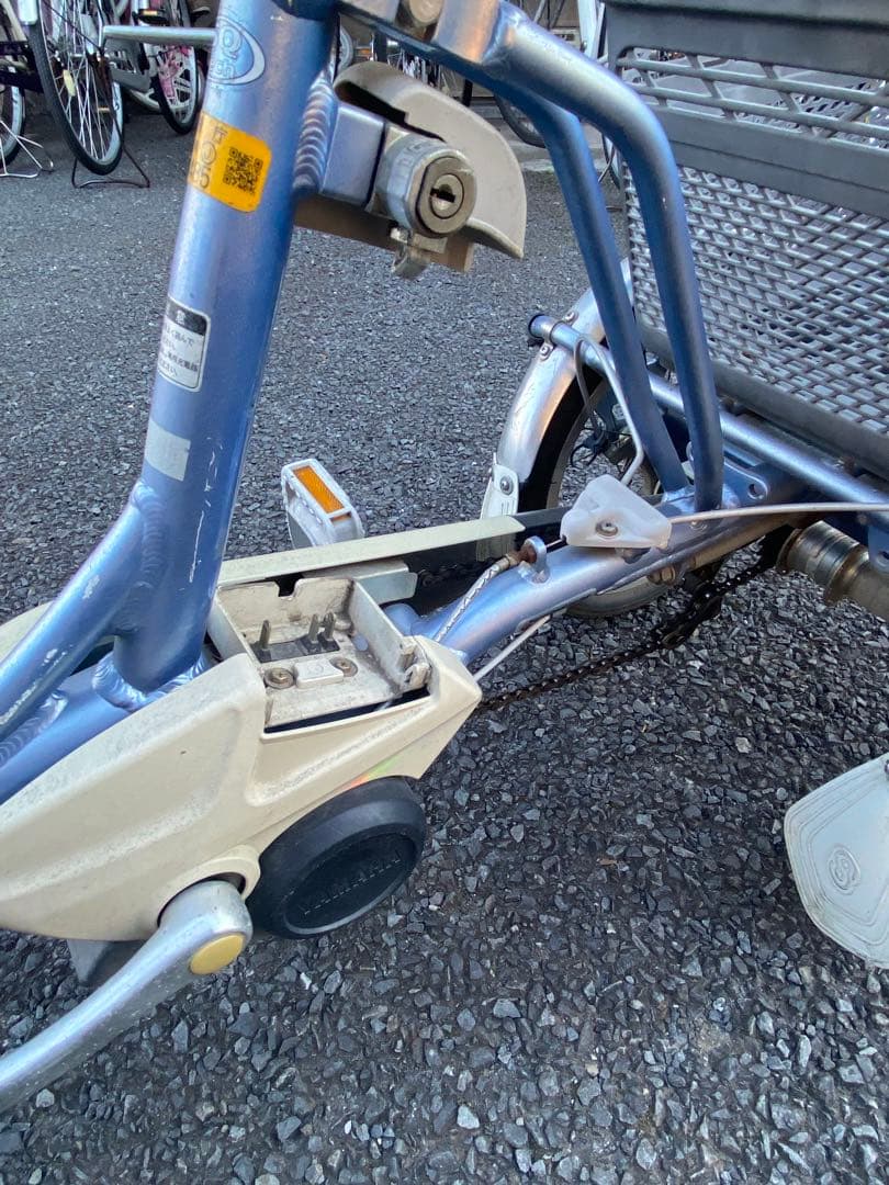ブリヂストン電動アシスタワゴン三輪車 ブルー