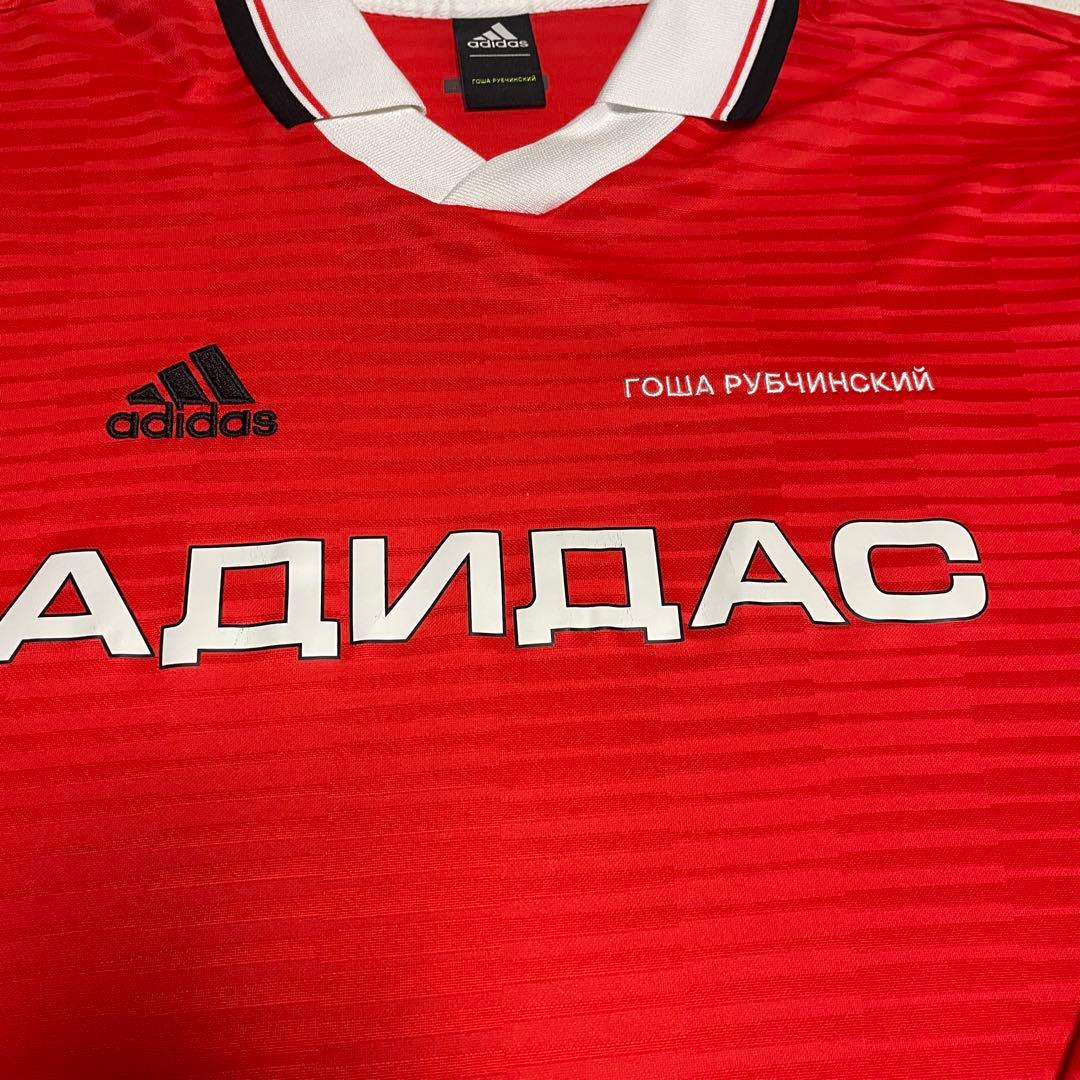 Gosha Rubchinskiy｜adidas ゲームシャツ レッド　Mサイズ