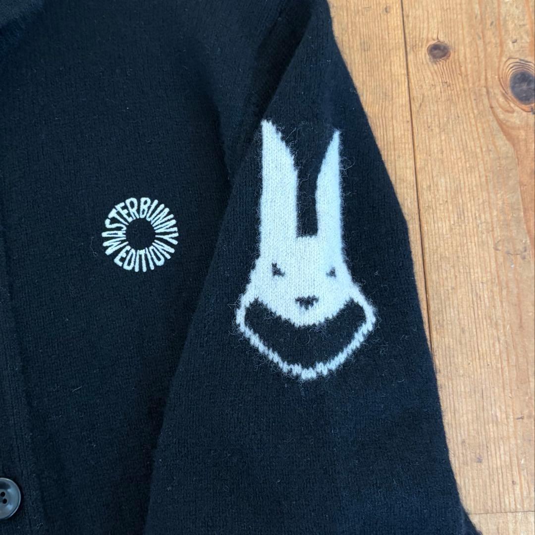 MASTER BUNNY EDITION ブラック　カーディガン