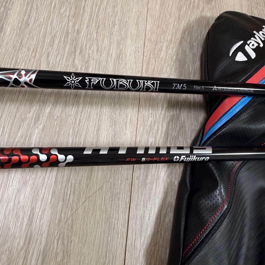 TaylorMade M4 ドライバー フェアウェイウッド 2本セット 1D5W