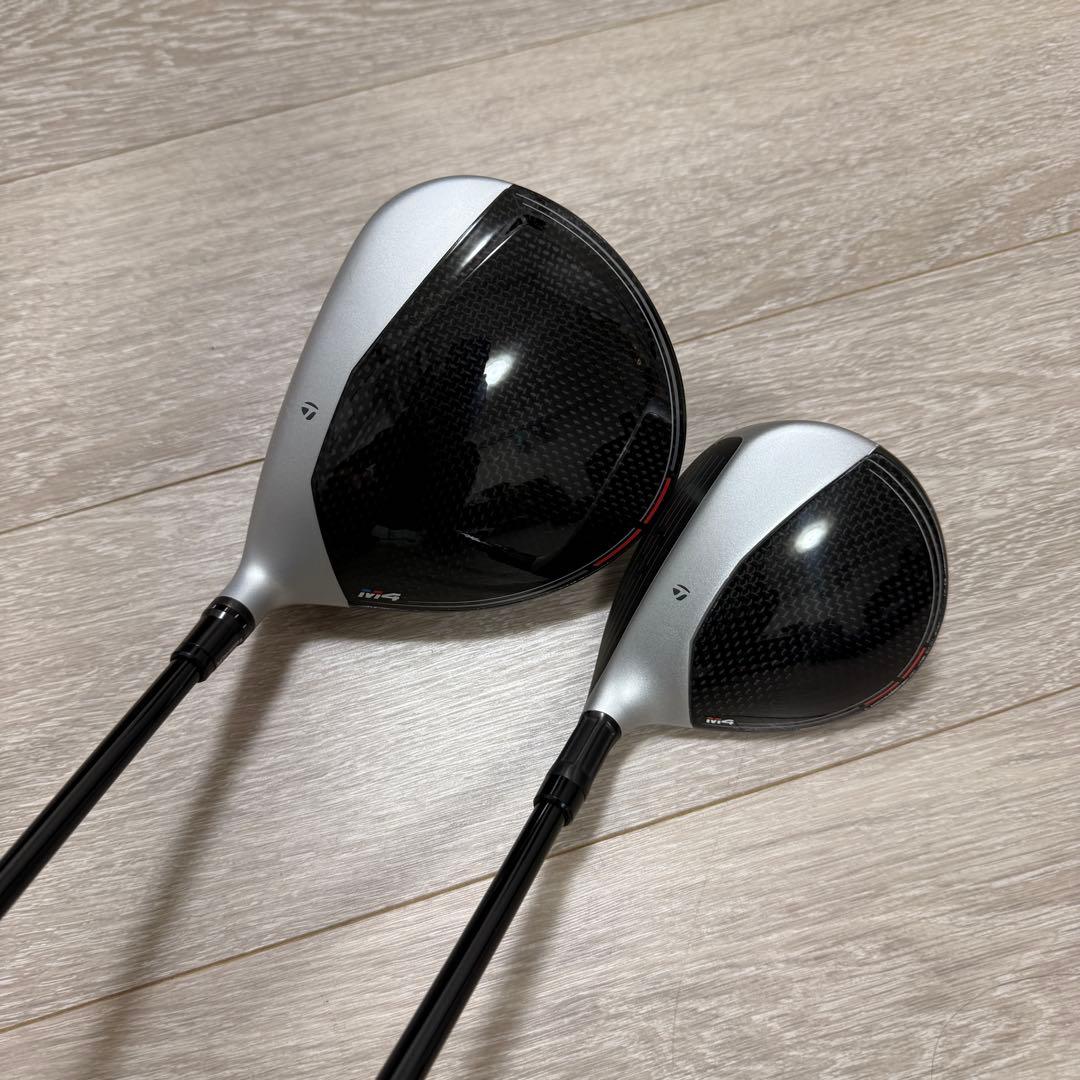 TaylorMade M4 ドライバー フェアウェイウッド 2本セット 1D5W