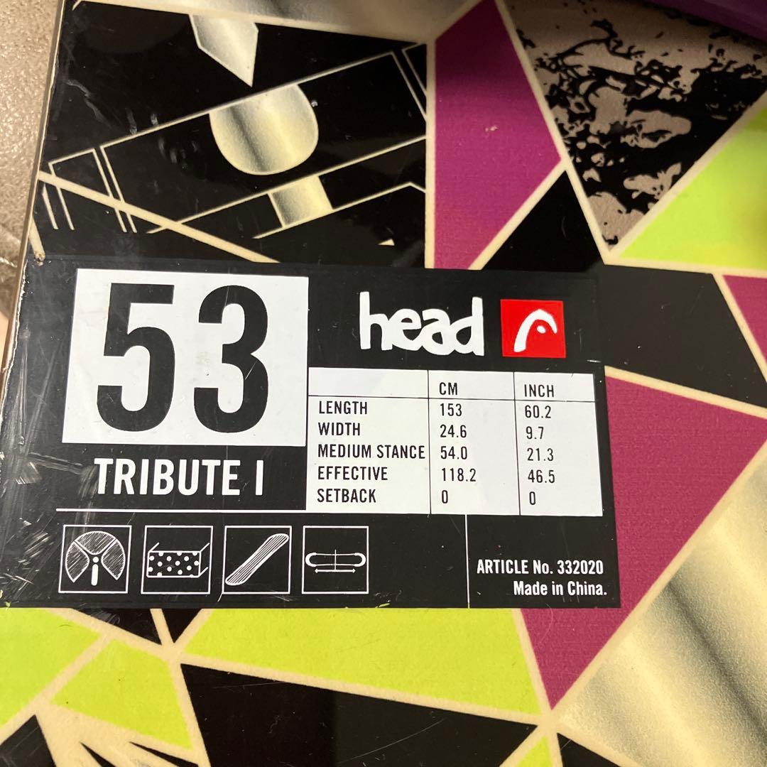 HEAD TRIBUTE 153 × HEAD NX