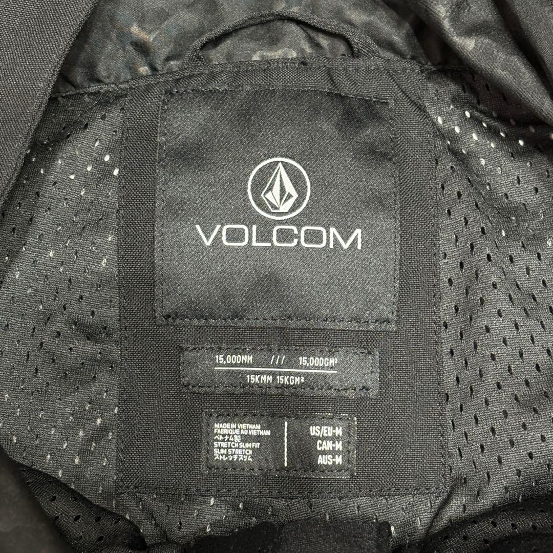 ボルコムvolcom スノボウエア ビブパンツ オーバーオール 黒色 つなぎ M