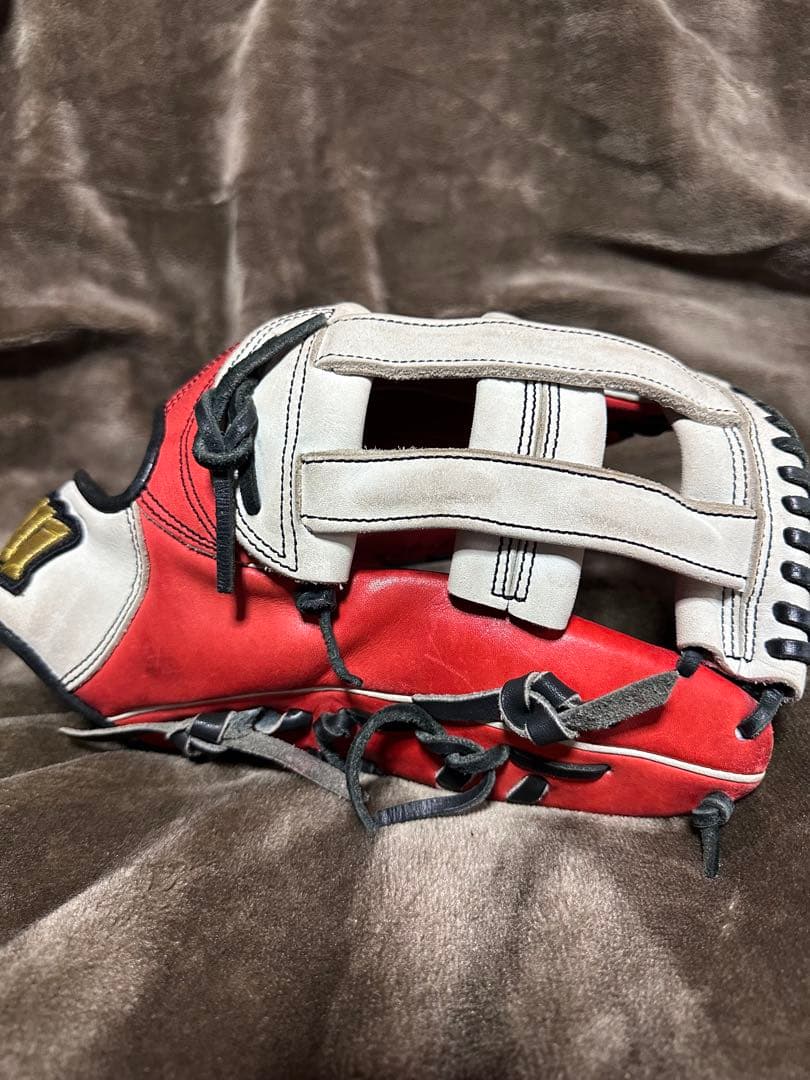ビ*ズ様 【中古】一般軟式　外野手用　野球グローブ