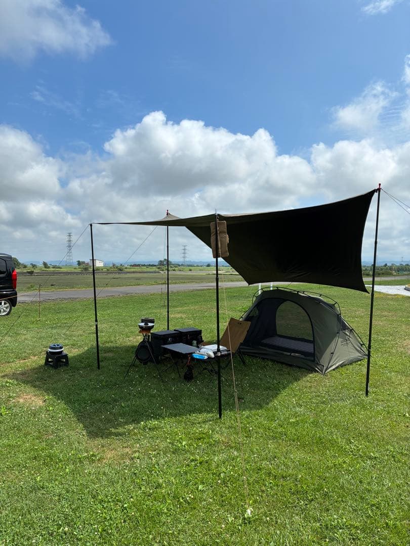 CAMVIL GODONG2.0 カーキ　レインフライ付き