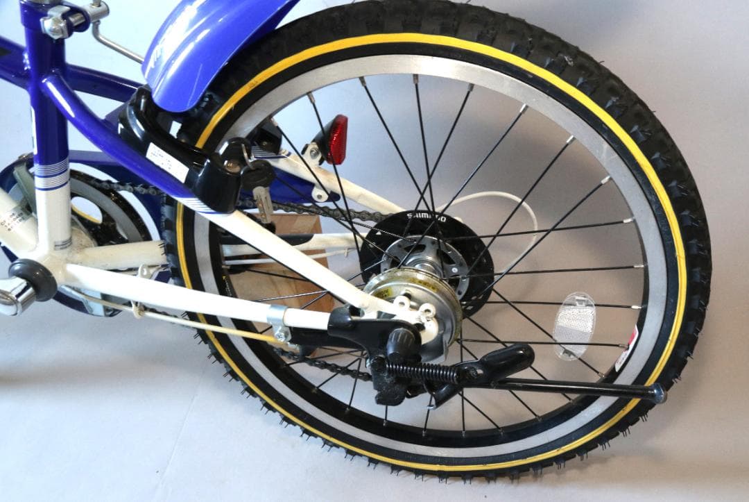 BRIDGESTONE キッズバイク 青 20インチ