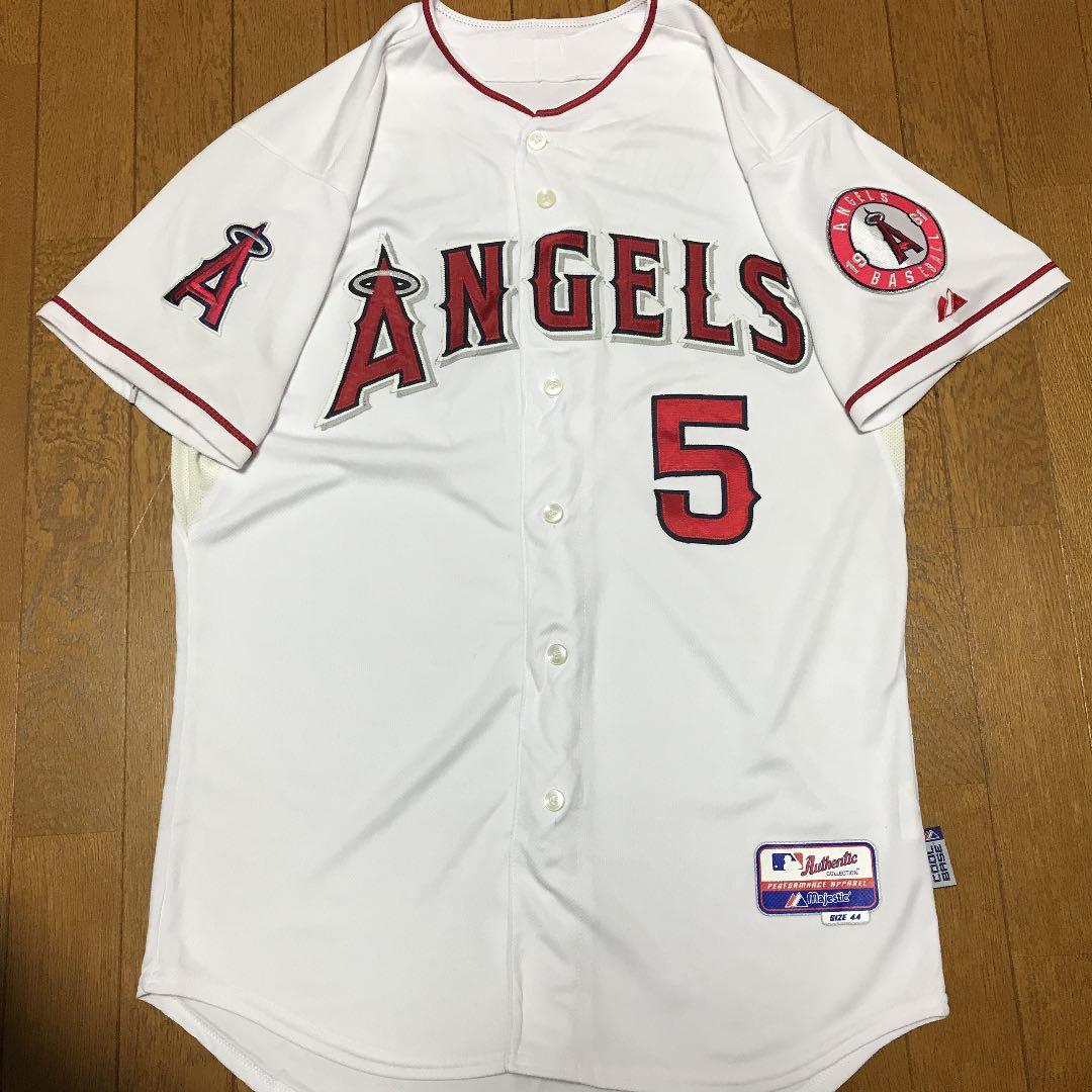 応援グッズ  Pujols Angels authentic jersey
