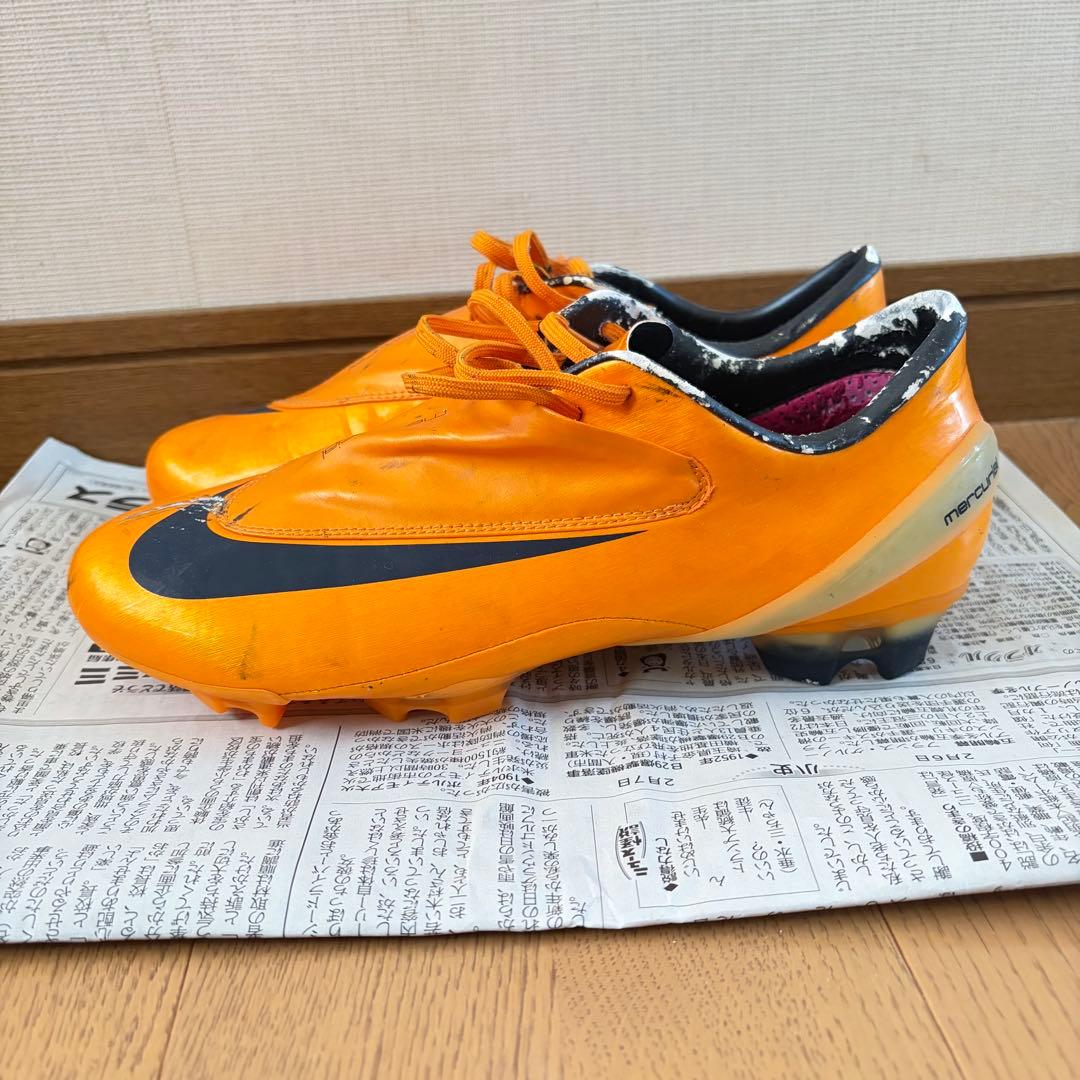 【←←←R 】NIKE マーキュリアルヴェイパーIV オレンジ　26cm
