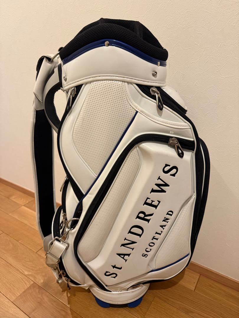 St ANDREWS ゴルフキャディバッグ 1番3番ヘッドカバー付属