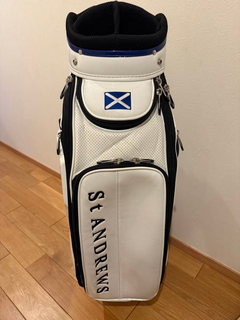 St ANDREWS ゴルフキャディバッグ 1番3番ヘッドカバー付属