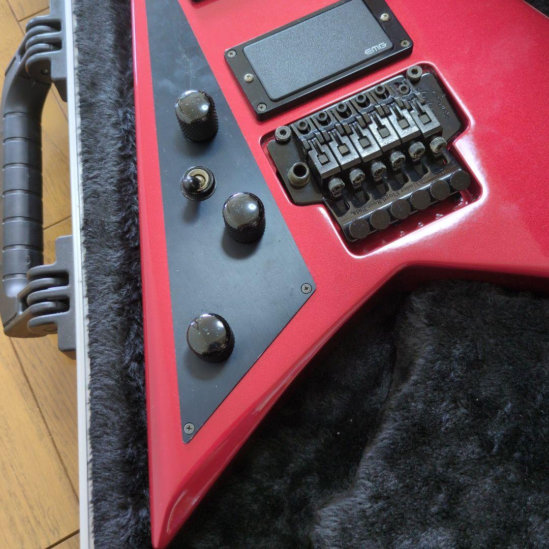 エレキギター 左利き用ランディV EMG 2発搭載