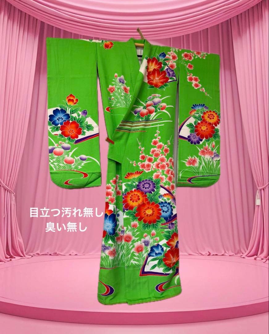 振袖 身丈181㎝ 目立った傷や汚れ臭い無し【匿名発送 送料込み 美品】