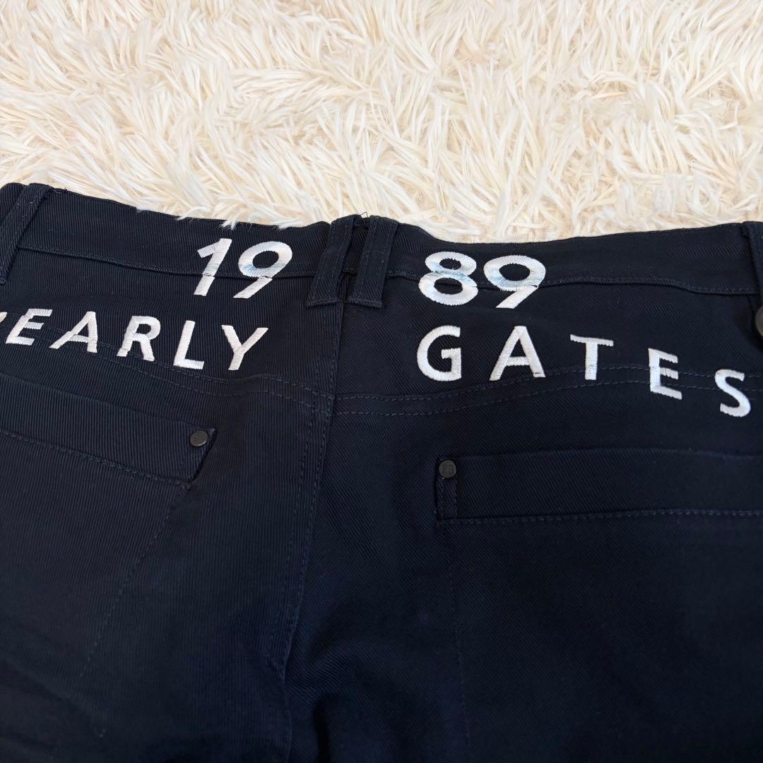 【極美品】パーリーゲイツ ハイパワーコットンストレッチパンツ ゴルフ ネイビー