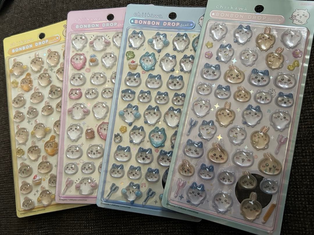 ボンボンドロップシール　ちいかわ　第一弾　4枚セット　新品未開封　正規品