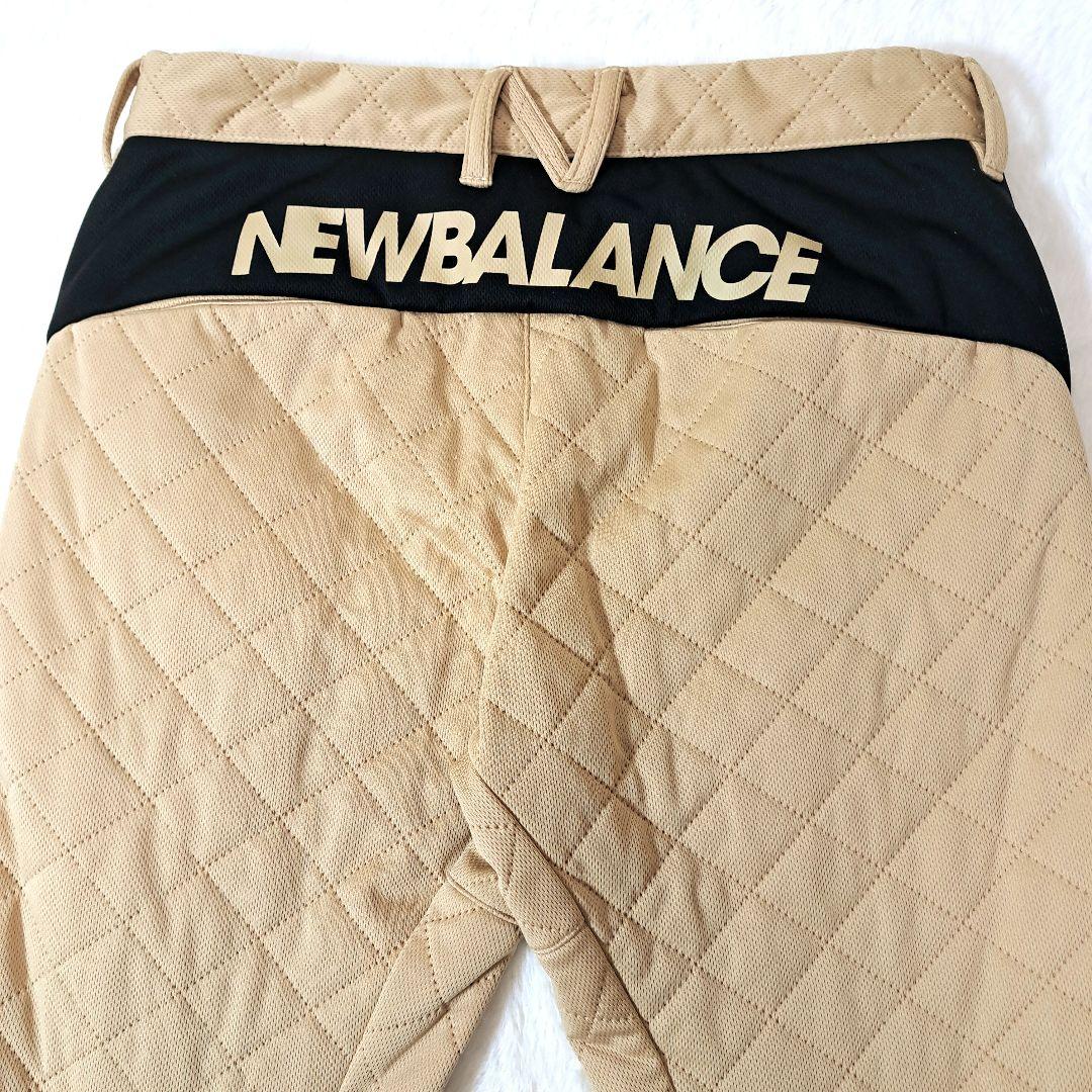 NEW BALANCE GOLF キルティングパンツ 中綿 ベージュsize 4