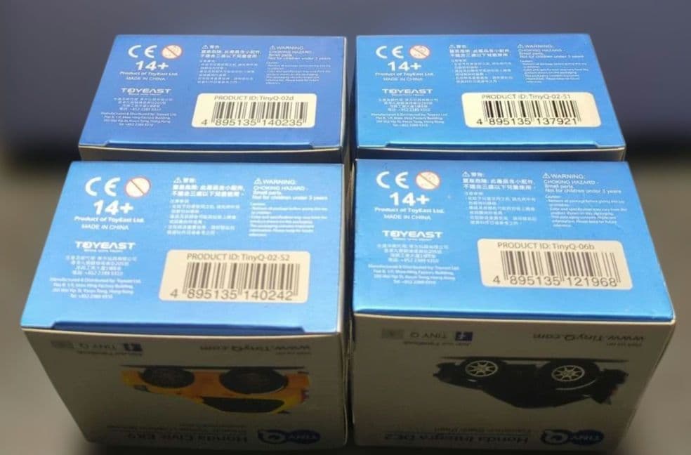 TINYPROチョロ Qホンダ シビック タイプＲ 等 ４種セット