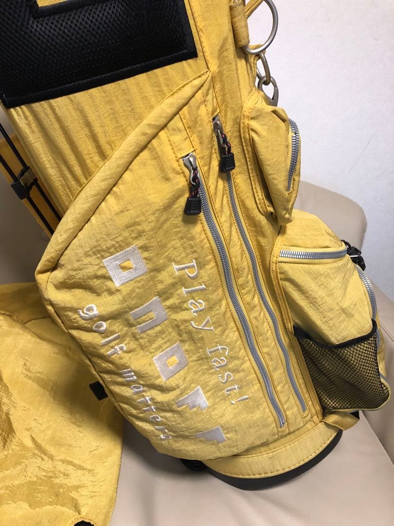 【送料込み】大人気完売モデル　オノフ　スタンド式キャディバッグ 黄色　イエロー