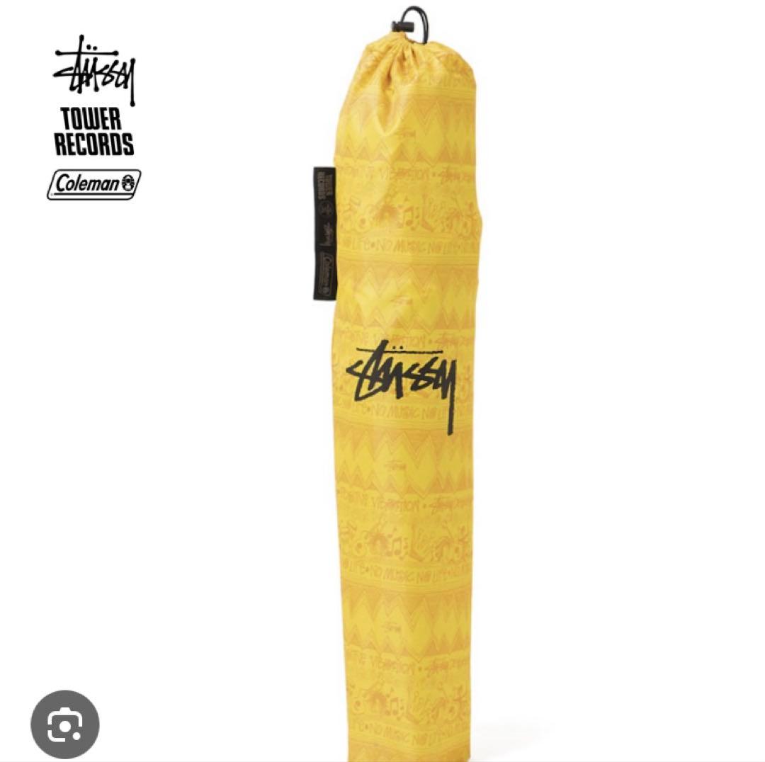 限定Coleman Stussy tower Recordコラボ 折畳チェア