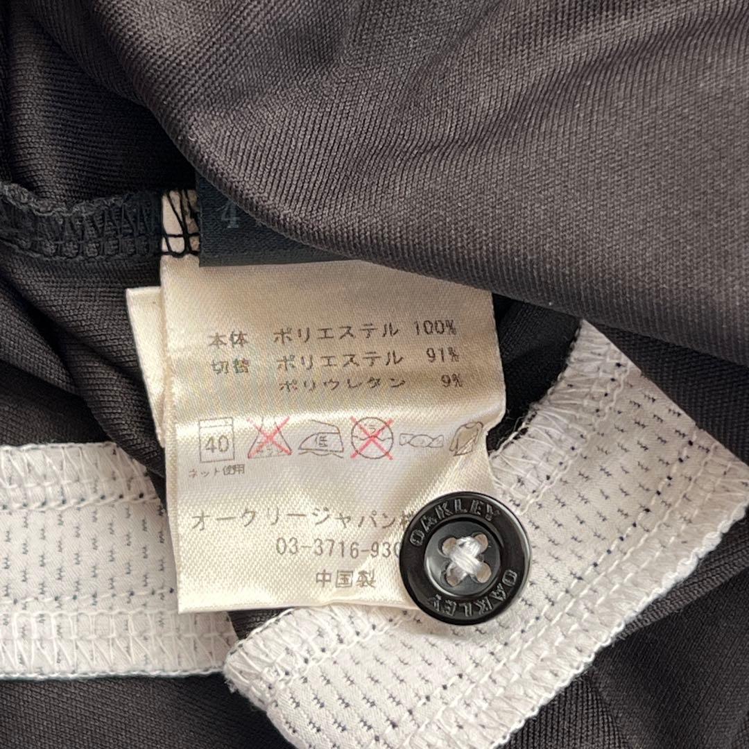 OAKLEY 刺繍　スカル　半袖　ポロシャツ　大きいサイズ　洗える