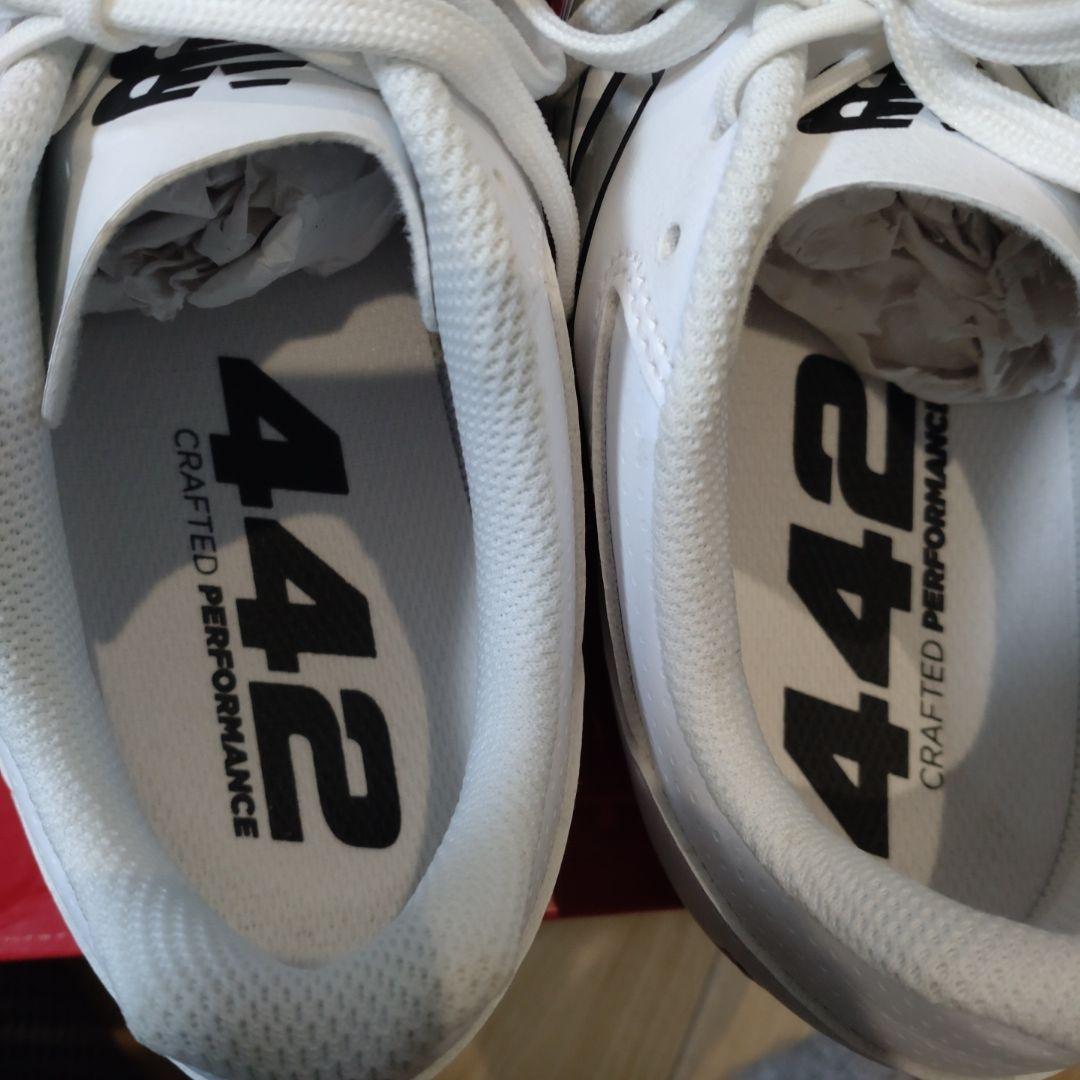 New Balance 442 サッカーシューズ ホワイト26.5cm