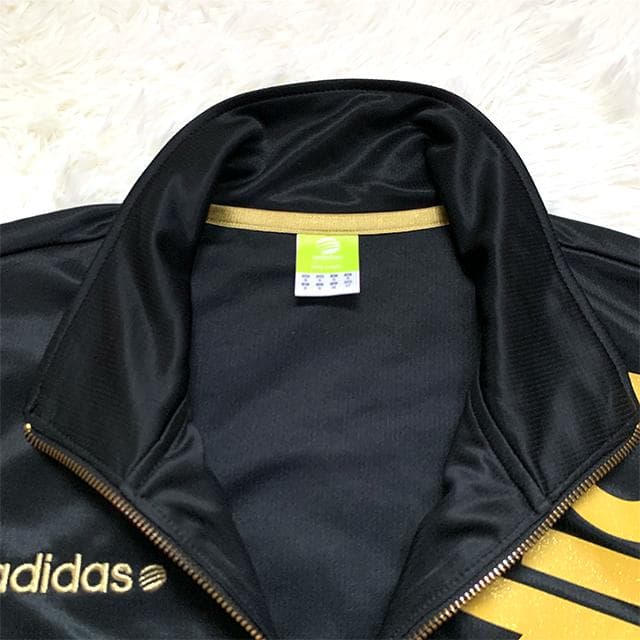 黒金ビッグロゴ✨希少 adidas ジャージセットアップ M Y2K