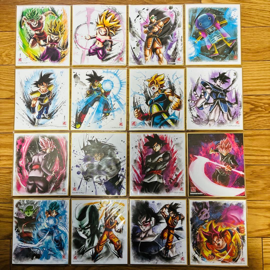 ドラゴンボール色紙アート シークレット・箔押し多数あり 64枚まとめ売り