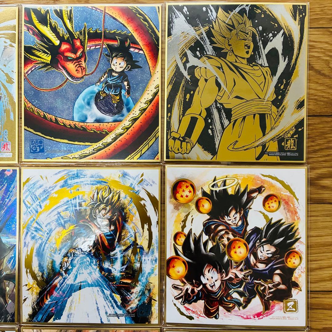 ドラゴンボール色紙アート シークレット・箔押し多数あり 64枚まとめ売り