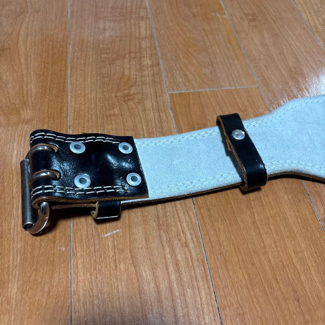 ゴールドジム EX レザーベルト Mサイズ 美品