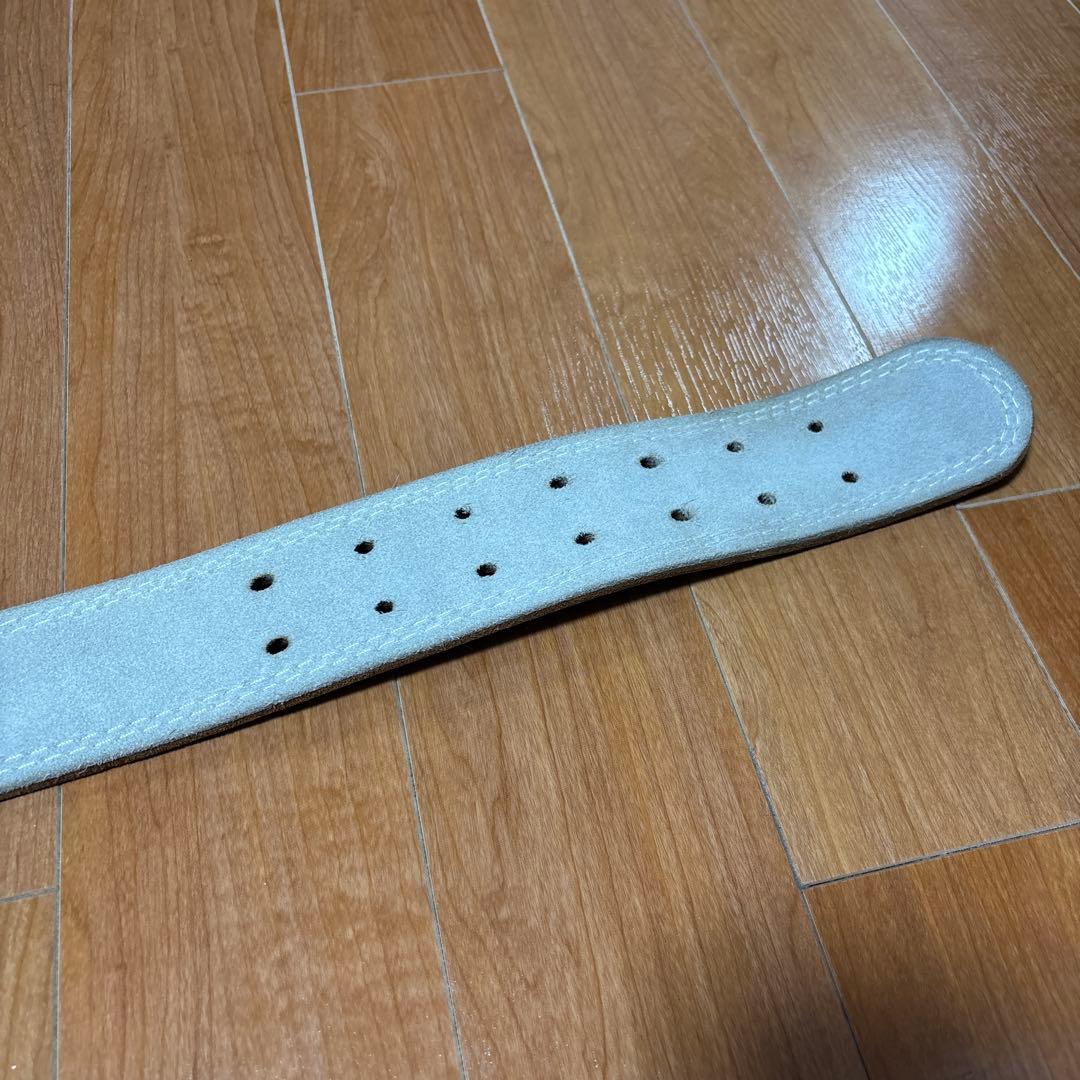 ゴールドジム EX レザーベルト Mサイズ 美品