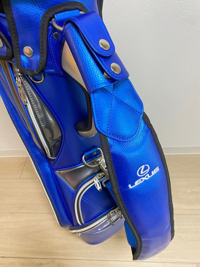 値下げしました レクサスLEXUS キャディバッグ ブルー