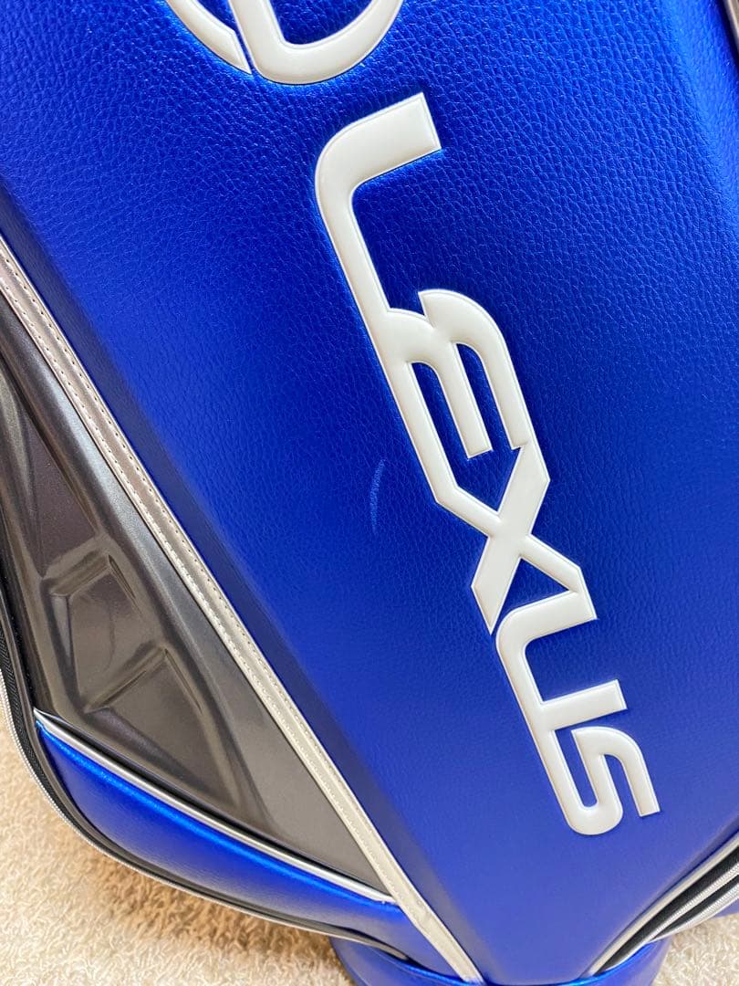 値下げしました レクサスLEXUS キャディバッグ ブルー