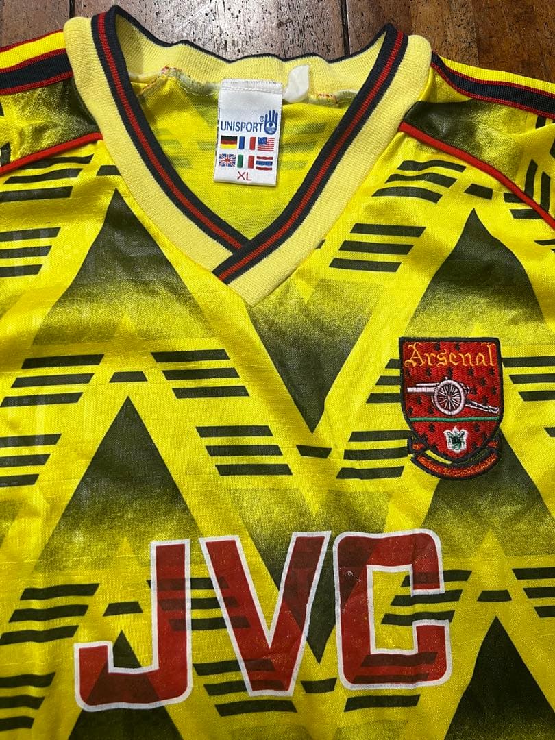 90s アーセナル Arsenal 腐ったバナナ サッカーユニフォーム