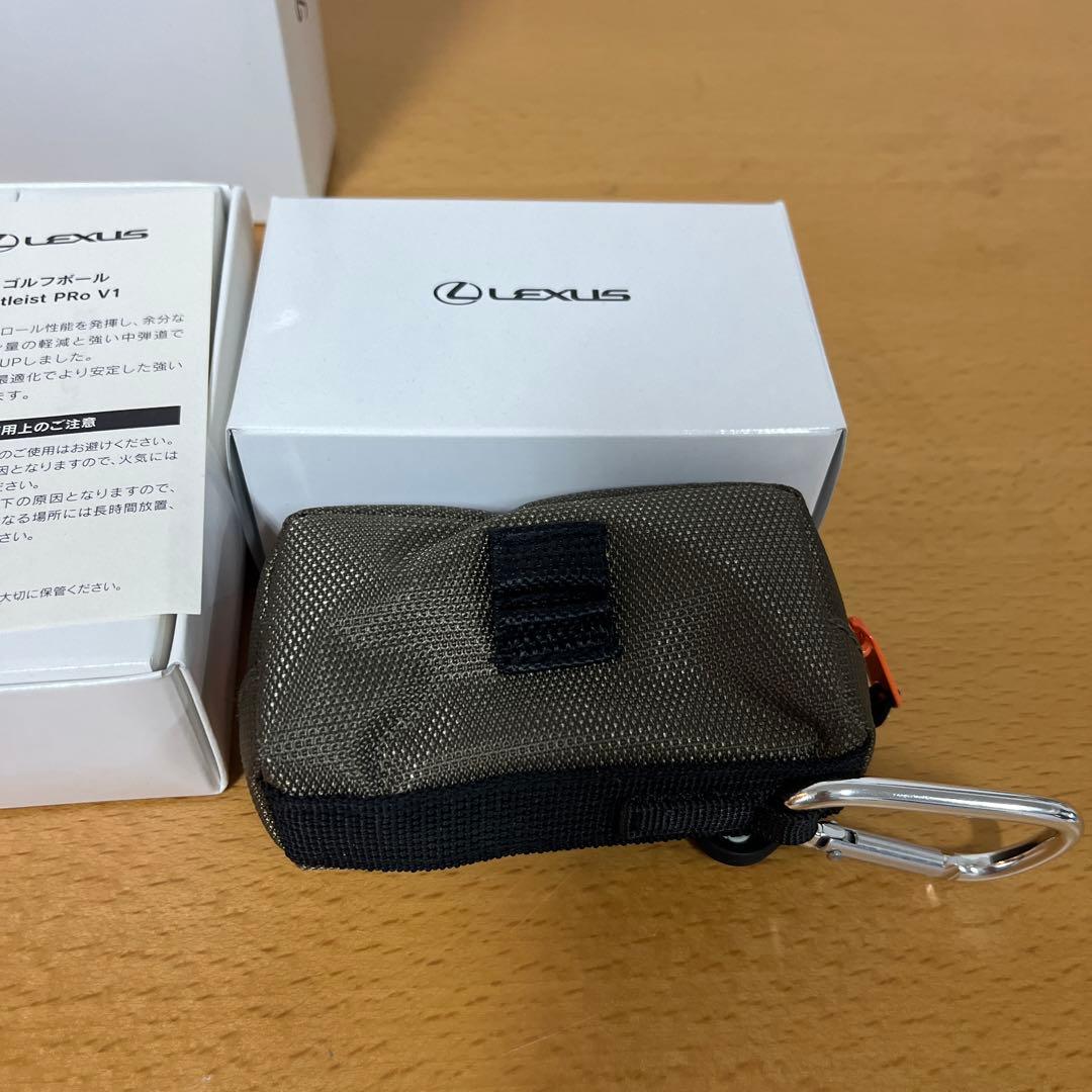 Lexus ゴルフ ボールマーカー+proV1+ボールポーチ　新品未使用