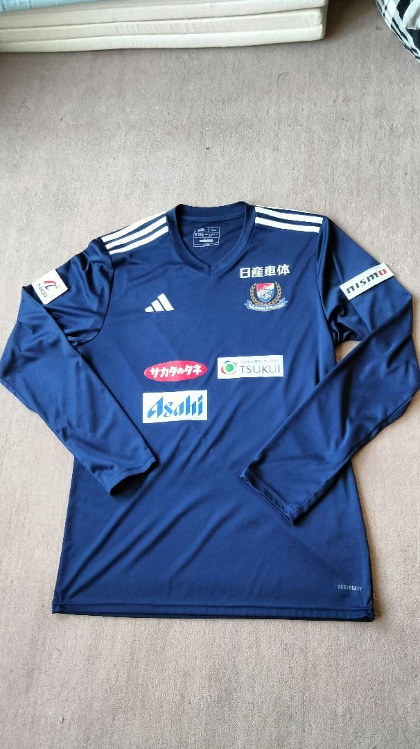 【KRZ】横浜Fマリノス長袖プラクティスシャツ/練習着サッカーアディダス