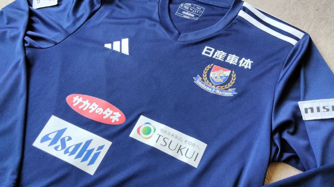 【KRZ】横浜Fマリノス長袖プラクティスシャツ/練習着サッカーアディダス