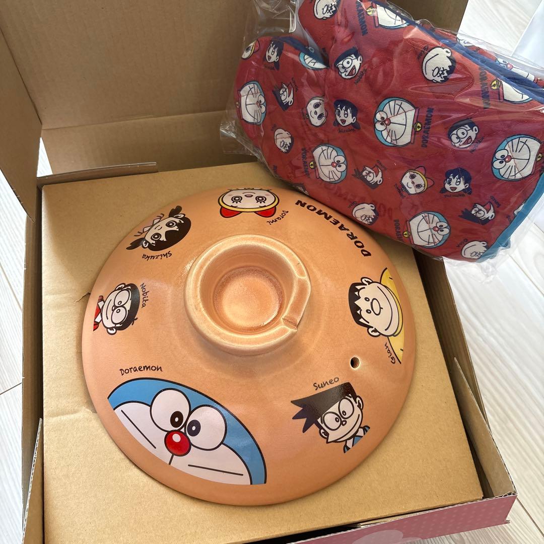 未使用品！ ☆ドラえもん☆ 土鍋・ミトンセット
