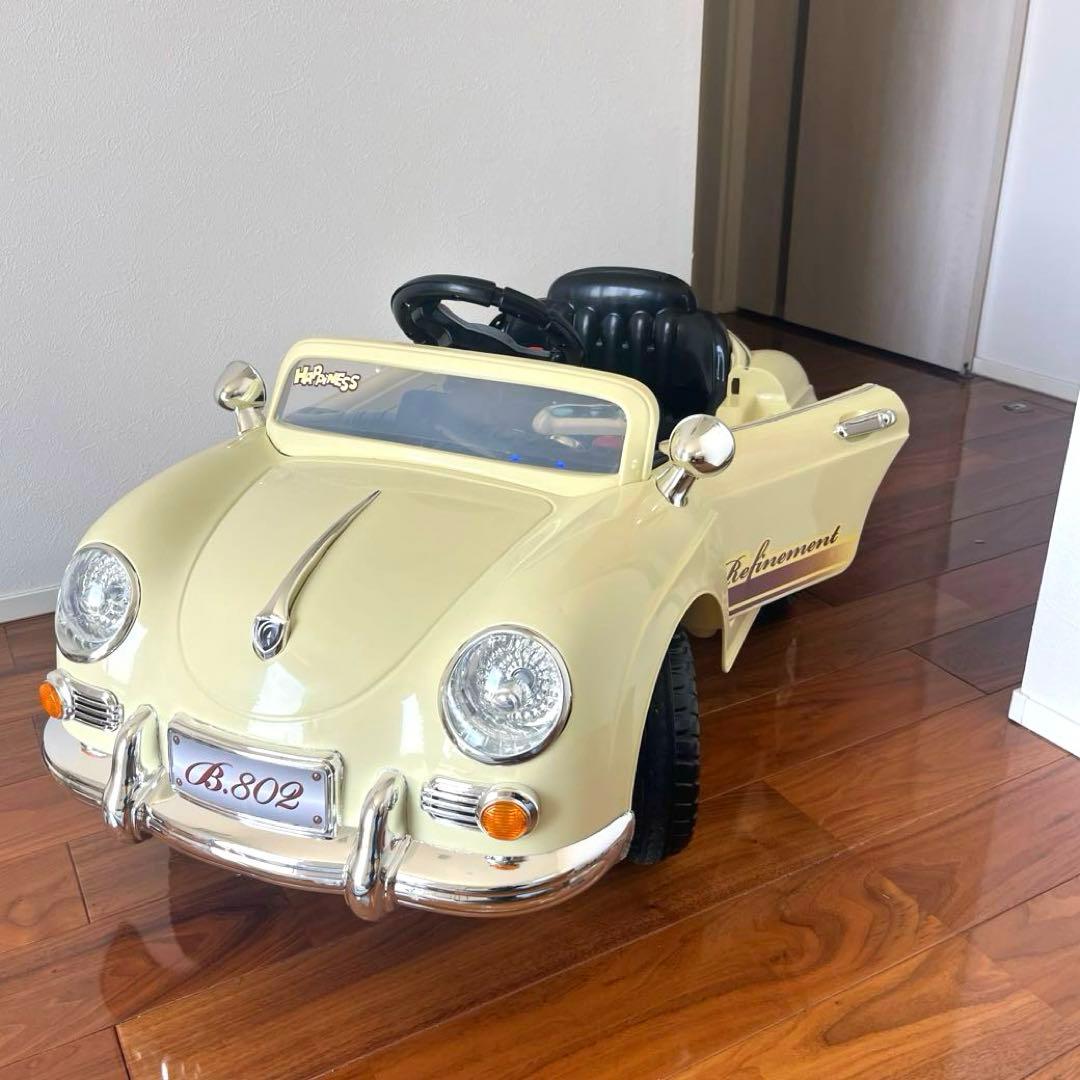 乗物玩具 乗用ラジコン　ポルシェタイプ　レトロ　結婚式　リングボーイリングガール
