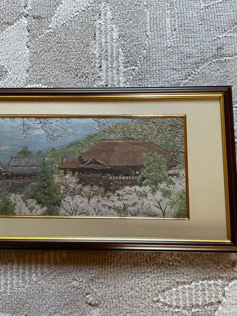 西陣織の額絵
