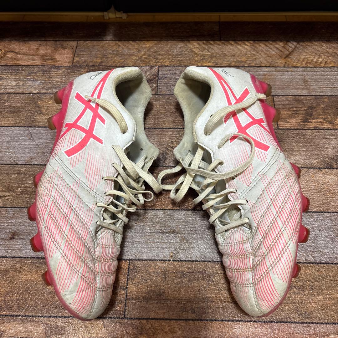 ASICS DS LIGHT サッカーシューズ ホワイト/ピンク