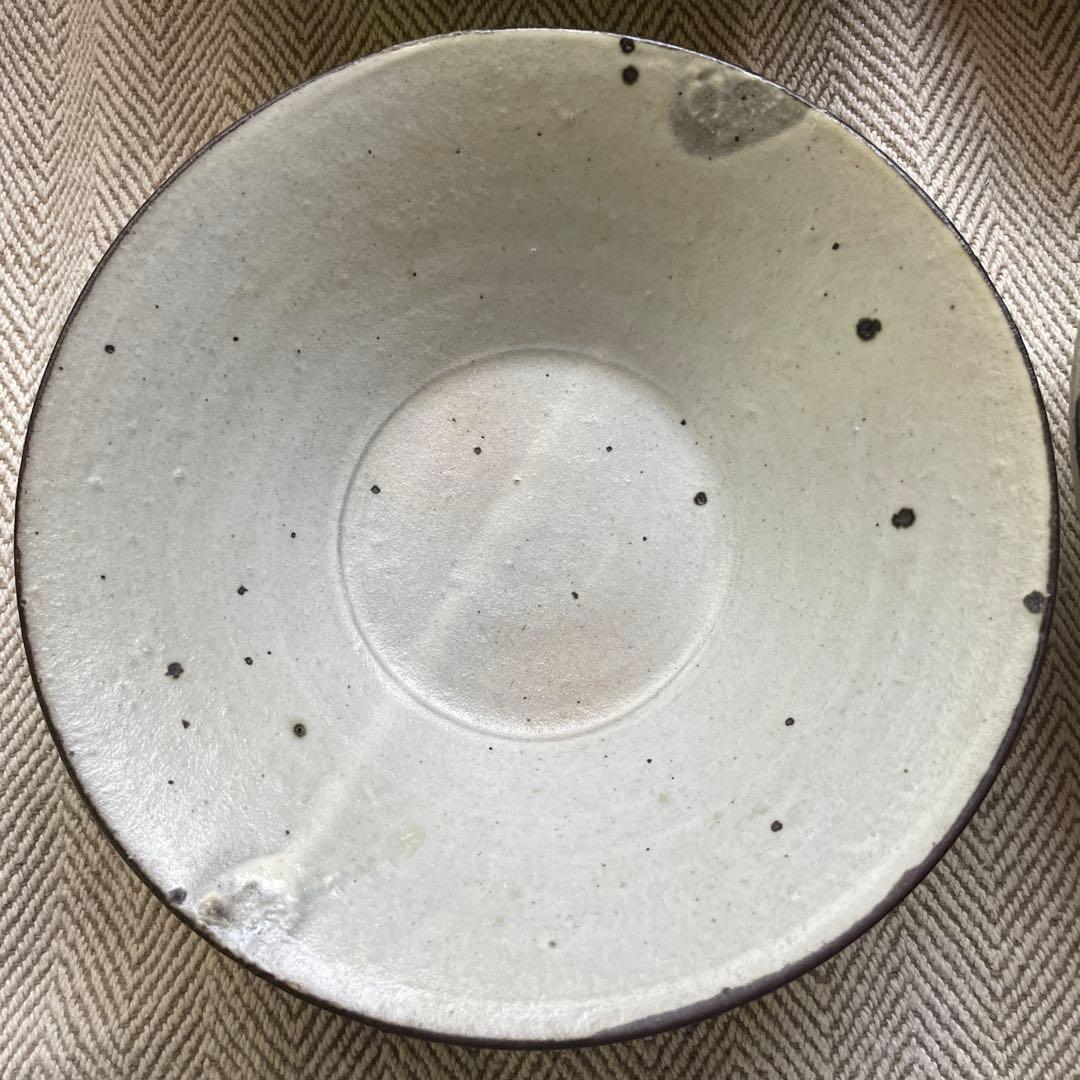 遊楽窯 粉引き 中鉢