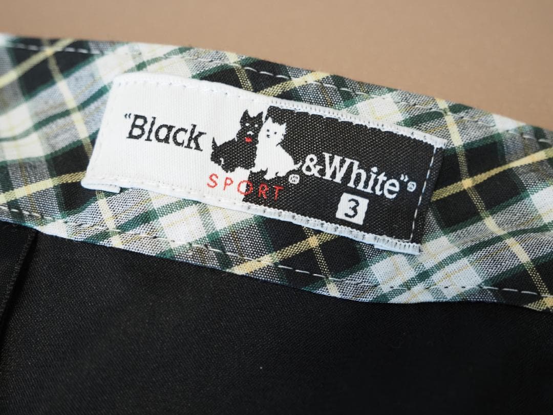 大き目サイズ｜Black&White レディース ゴルフ用ショートパンツ