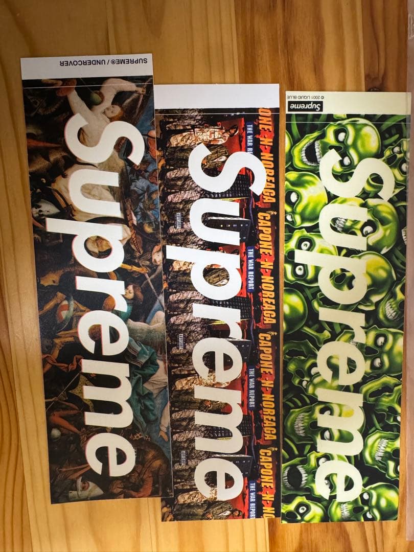Supreme ステッカー 6枚セット ギャルソン　アンダーカバー capone