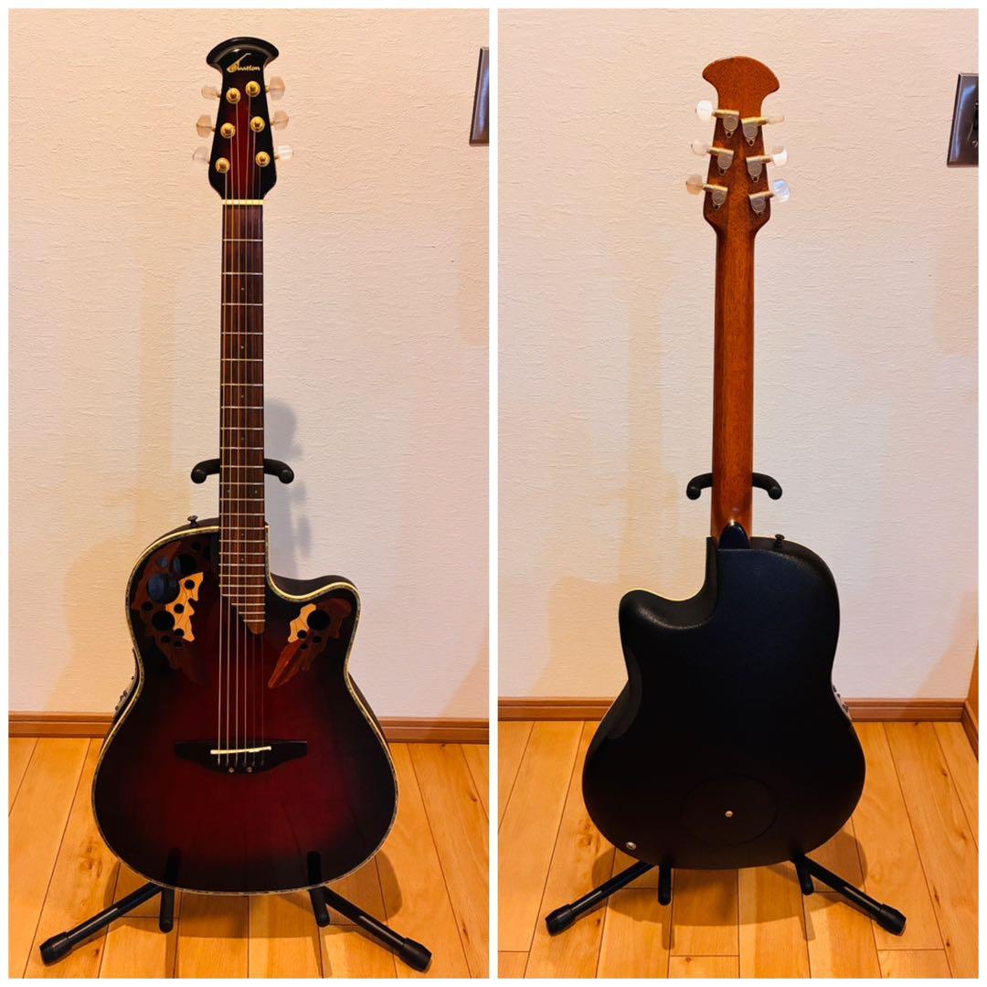Ovation オベーションCU257 エレアコ OP-30内蔵 ハードケース付