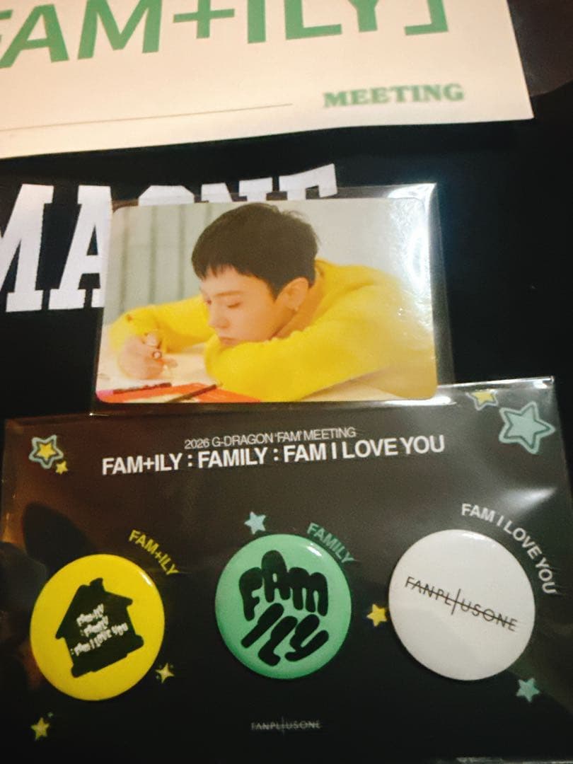 G-DRAGON FAM+ILY FANZONE 特典　ムスクラバジュール香付き