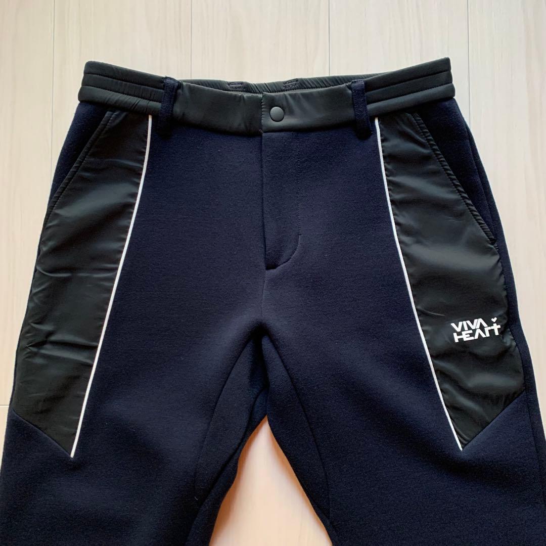 【美品】VIVA HEART ダンボールニット切り替えパンツ ゴルフウェア