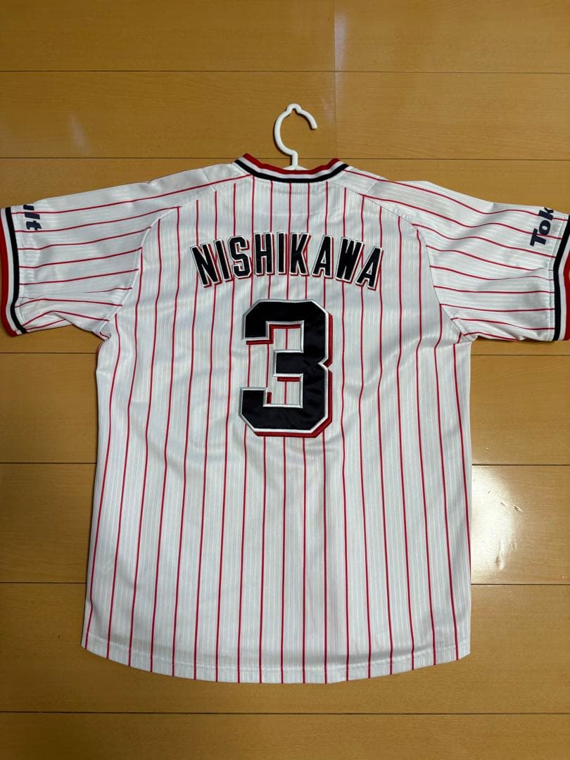 西川遥輝　背番号3 東京ヤクルトスワローズ　ユニフォーム Mサイズ　タオル付き
